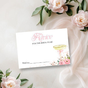 Pétalas Florais & Prosecco Cartão de Conselho para