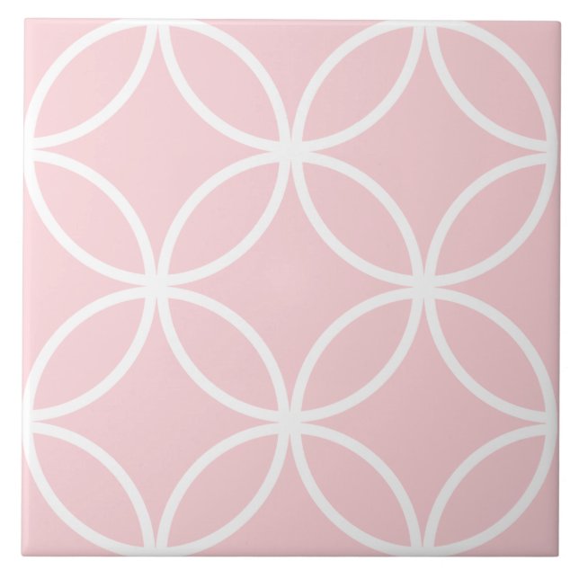 pétalas rosa e branco milenar circulam diamante (Frente)