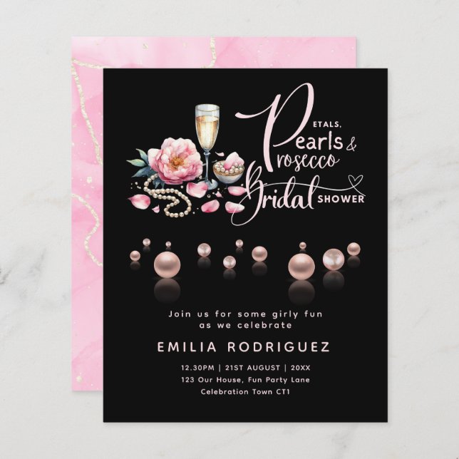 Petals Pérolas Chá de panela Prosecco (Frente/Verso)