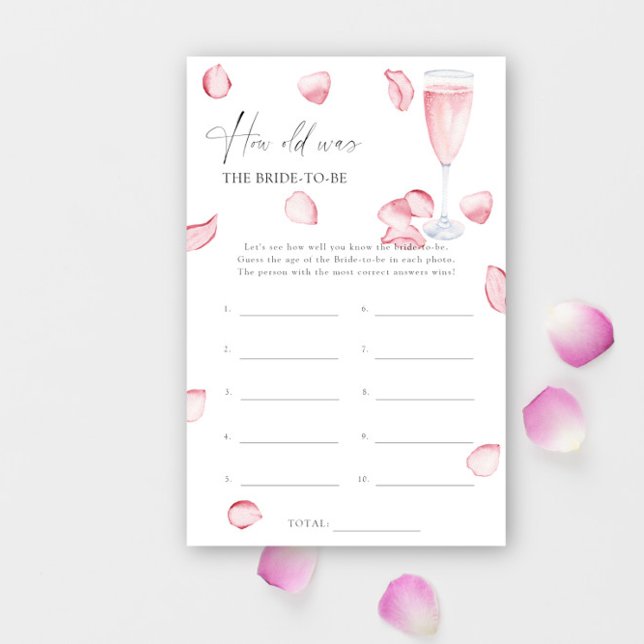 Petals Prosecco - Quantos anos tinha a noiva para  (Criador carregado)