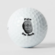 Pete, as bolas de golfe Rock Pro-V1