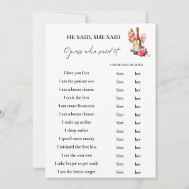 Petéquias disse que ela disse cartão de jogo de Ch