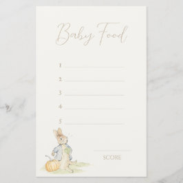 Peter o coelho Algum Jogo de Comida de Bebê