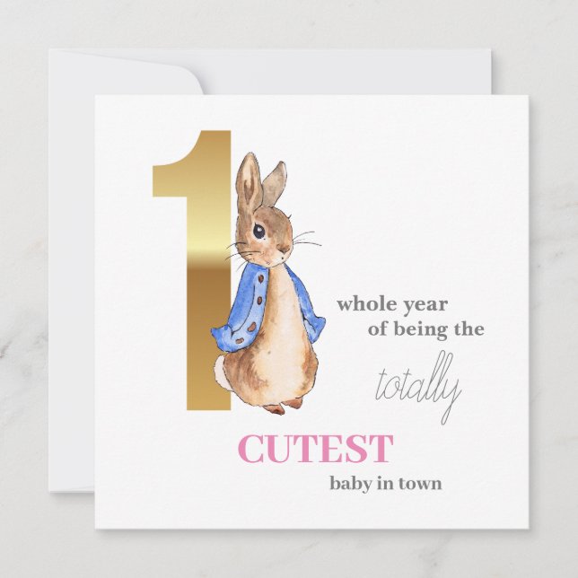 Peter o Coelho Primeiro Aniversário (Frente)