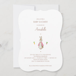 Peter, o Convite ao Chá de fraldas do Coelho