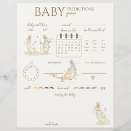 Peter, o jogo de adivinhação do Chá de fraldas do