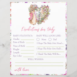 Peter, o jogo de Chá de fraldas de Garota Floral R