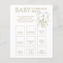Peter o Rabbit Baby Ice Breaker Bingo