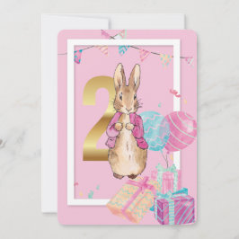 Peter o Segundo Convite de Aniversário do Coelho