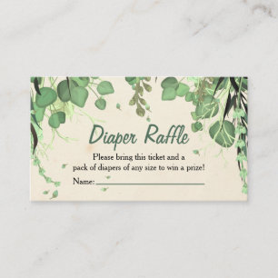 Peter Pan Neverland Fralda Raffle Inserção