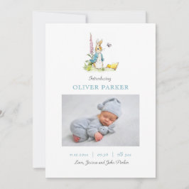 Peter Rabbit Baby Boy foto Birth Anúncio