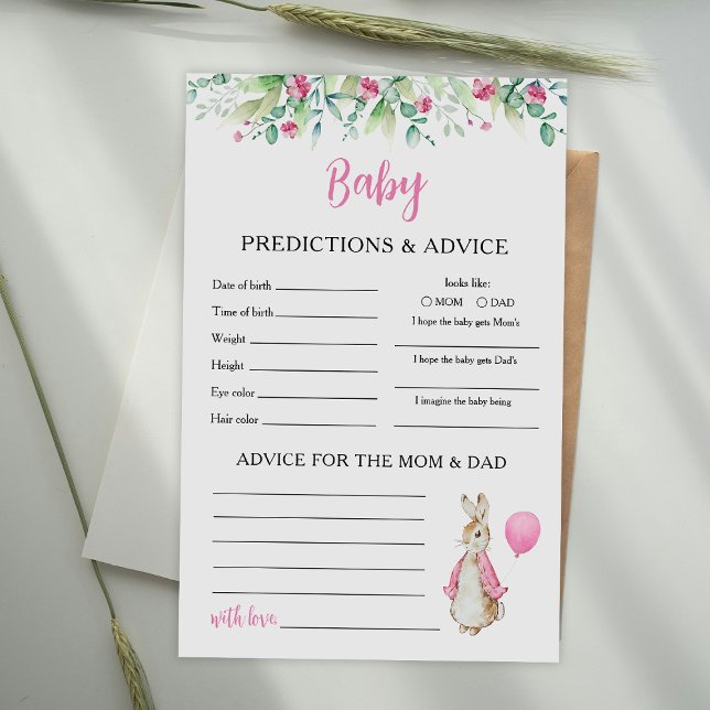 Peter Rabbit Baby Predictions and Advice (Criador carregado)