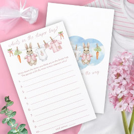 Peter Rabbit Baby Shower What's In The Diaper Bag