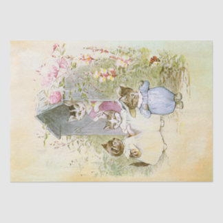 Peter Rabbit (cats) Papel Tecido