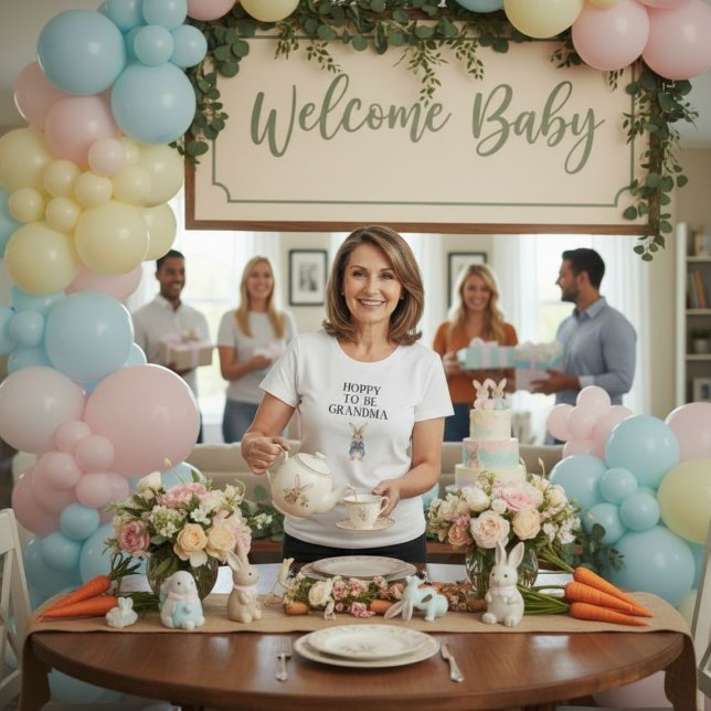 Peter Rabbit Chá de fraldas Hoppy Ser Avó (Criador carregado)