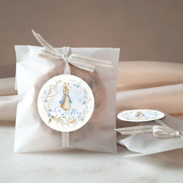 Peter Rabbit É um menino - adesivos brancos