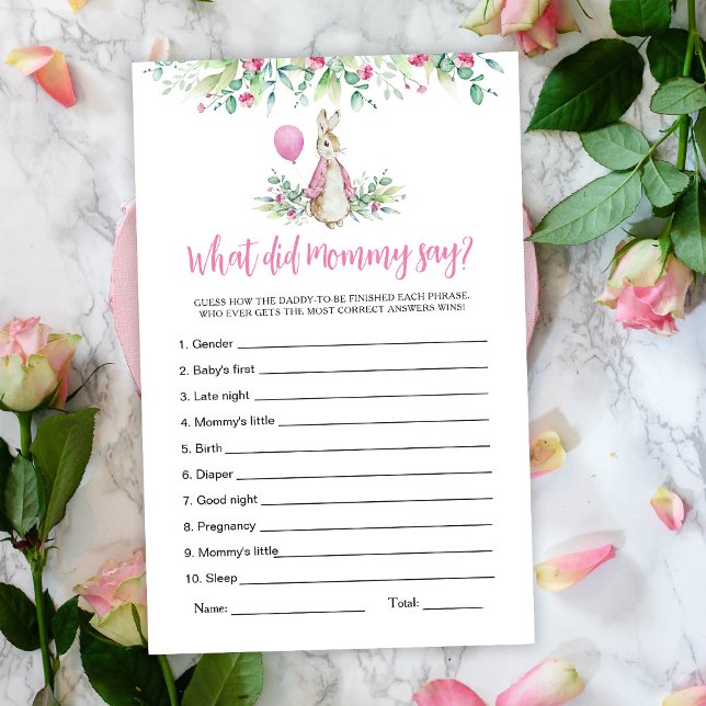 Peter Rabbit O Que As Mamães Dizem Jogo (Criador carregado)