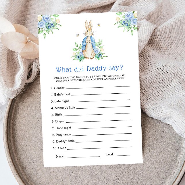 Peter Rabbit O Que O Pai Disse Jogo (Criador carregado)