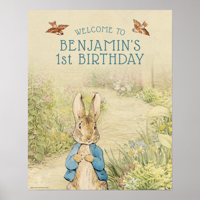 Peter Rabbit - Primeiro Poster de Boas-vindas de A (Frente)