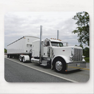 Peterbilt branco 379 Mousepad
