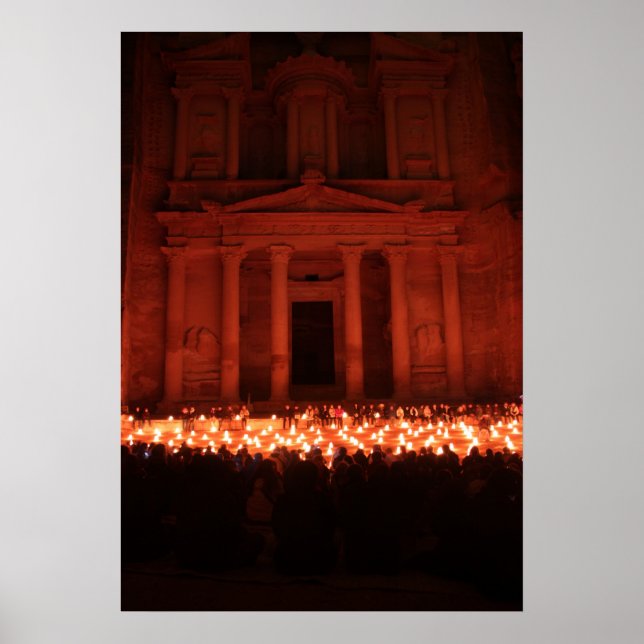 Petra by Night Poster (Frente)