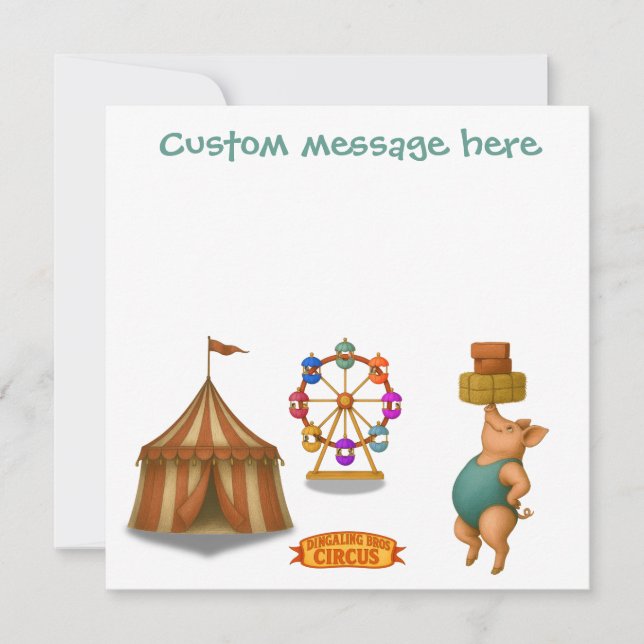 Petra pig balancing act (Frente)