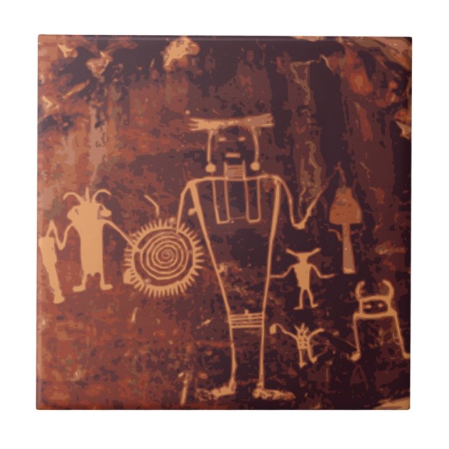 Petroglife, Monumento Nacional do Dinossauro, Colo (Frente)