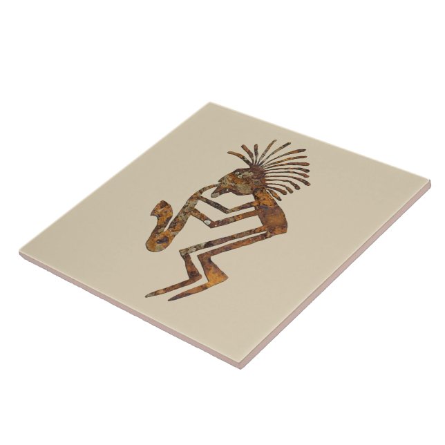 Petroglyph do jogador de saxofone (Lateral)