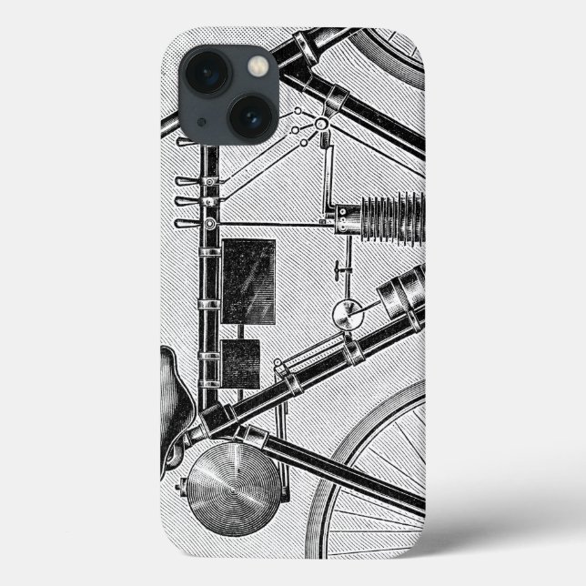 Petrolette Omega Motorcycle, 1895 (Verso)