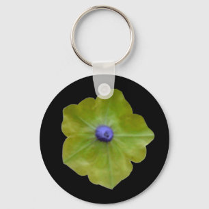 Petunia Green e Blue Chaveiro