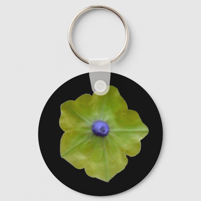 Petunia Green e Blue Chaveiro (Frente)