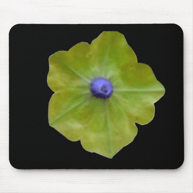 Petunia Green e Blue Mousepad (Frente)
