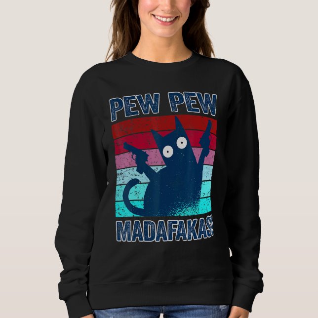 Pew Madafakas Cats Tops Summer Vestis Pijama Pew (Frente)