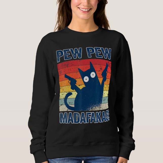 Pew Pew Madafakas Cats Tops Summer Pajamas Pew Pew (Frente)