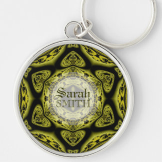 Peyote Love Heart Name Chaveiro