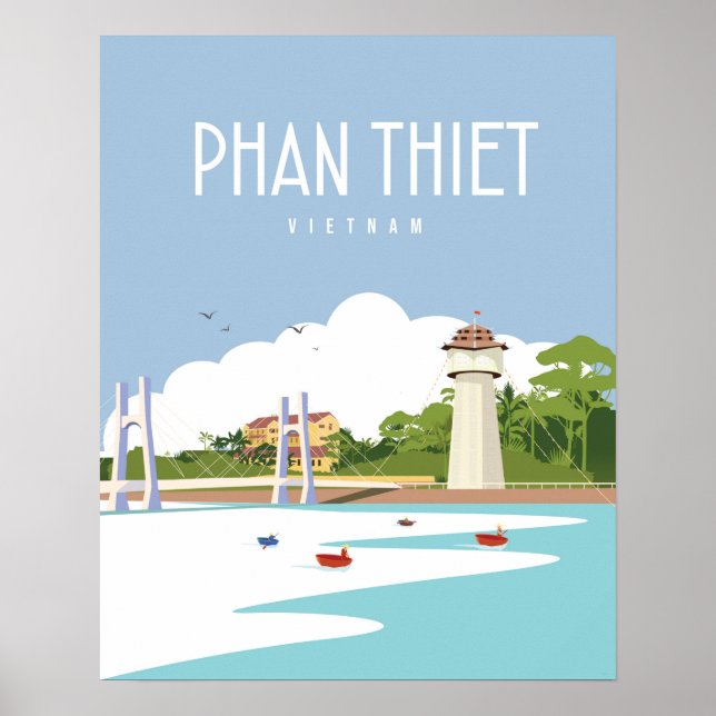 Phan Thiet vietnam | POSTER DE VIAGENS (Frente)