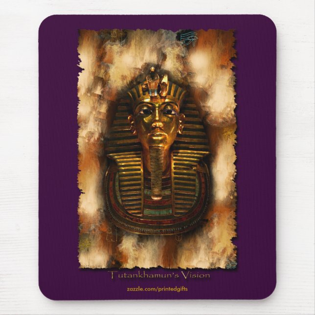 Pharaoh Tutankhamen Art Mouse Pad Egípcio (Frente)