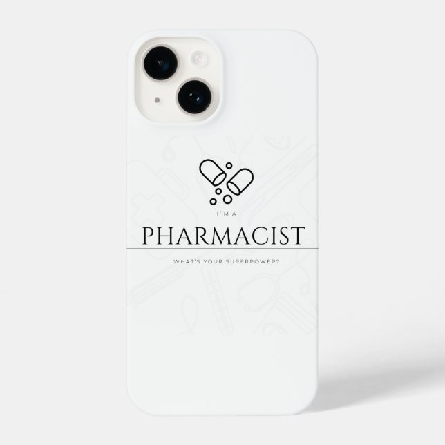 Pharmacist phone case - Wear Your Superpower (Verso)