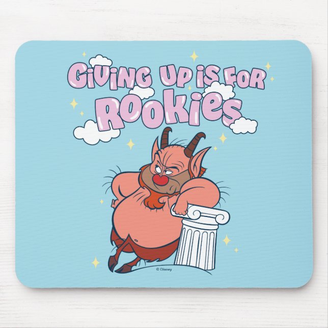 Phil - Giving Up is for Rookies Mouse Pad (Frente)