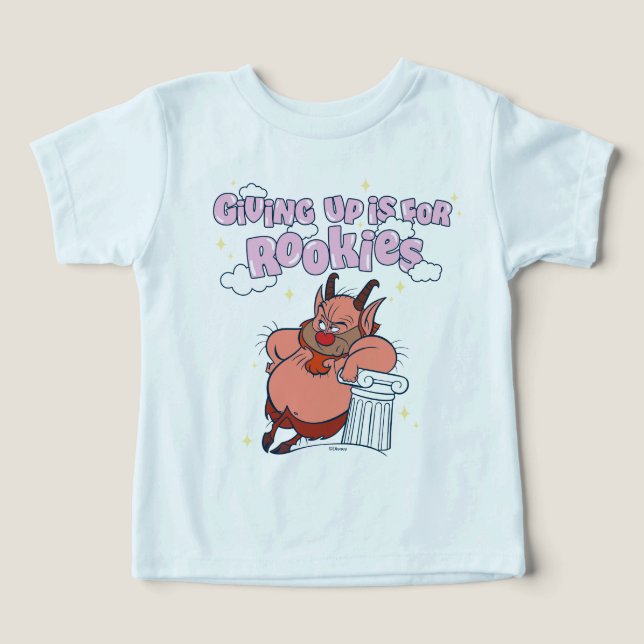 Phil - Giving Up is for Rookies Toddler T-shirt (Design frontal)