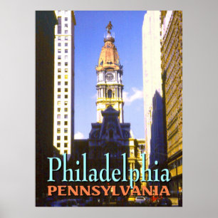 Philadelphfia Pensilvânia - poster das belas arte