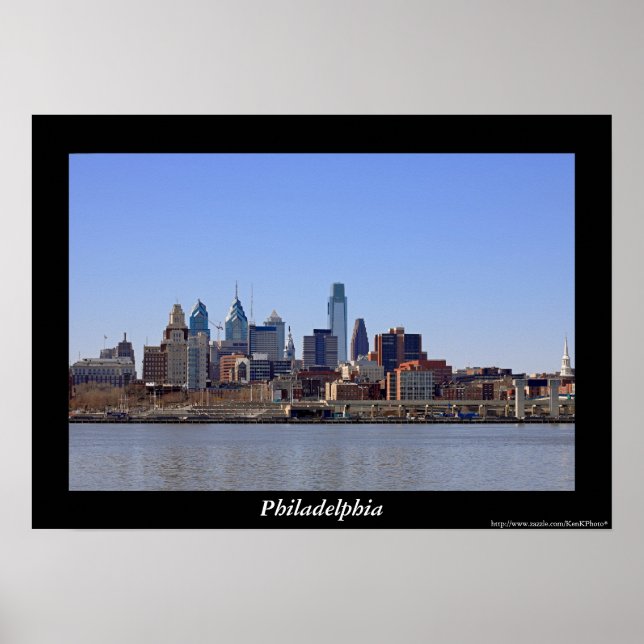 Philadelphia Skyline Poster (Frente)
