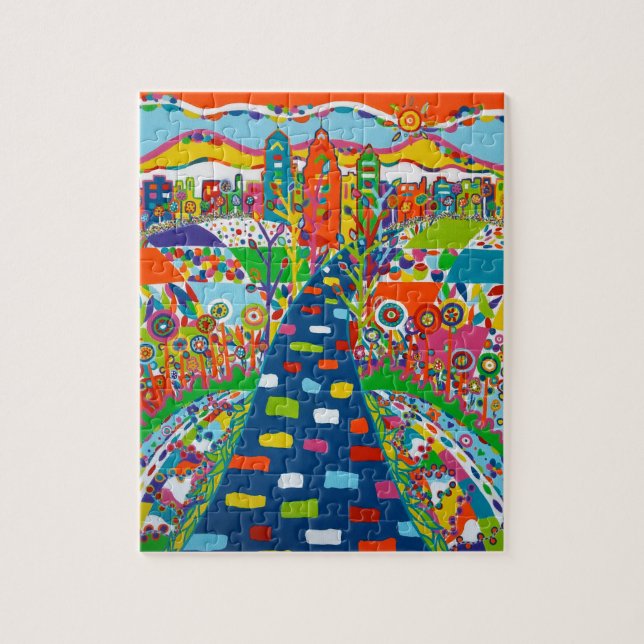 Philadelphia Skyline Quebra-cabeça (Vertical)