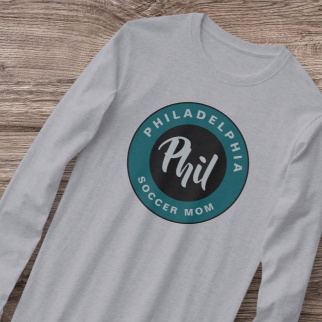 Philadelphia Soccer Mãe Filadélfia Adora Camisa Re (Criador carregado)