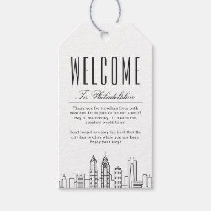 Philadelphia Wedding   Etiquetas de presentes de m