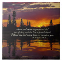 Philippians 1:2-3 Grace e Peace to You, Sunset