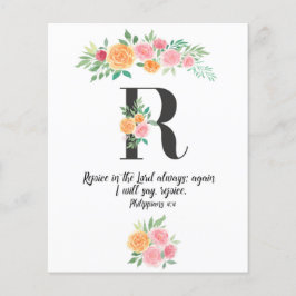 Philippians 4, Letra R, caixote do desenho com aqu