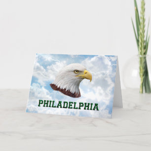Philly Eagle - Cartão de Saudação Horizontal