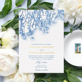 Phippsburg Maine Wedding Elegante Dourado