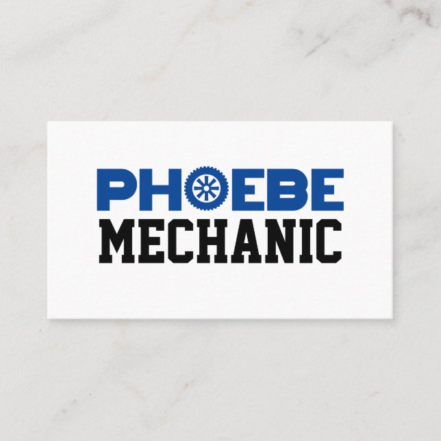 Phoebe Mechanic Cartão de visita (Frente)
